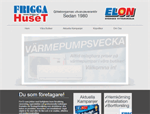 Tablet Screenshot of frigga.se